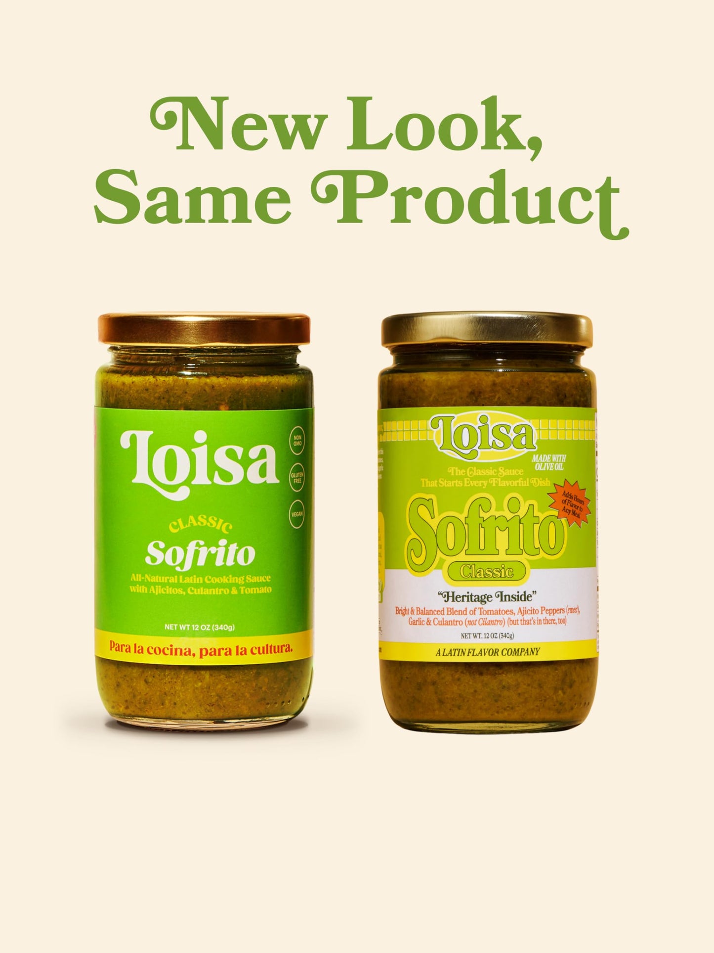 Loisa Sofrito Cooking Sauce  Non-GMO  No-MSG  No Preservatives  No Artificial Coloring  No Artificial Flavors  Vegan  Pure Latin Flavor  12 oz  Pack of 1