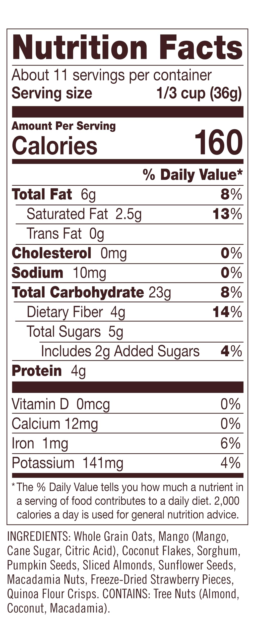 Bob s Red Mill Gluten Free Tropical Muesli, 14oz (Pack of 4) - Gluten Free, Non GMO, Whole Grain, Kosher