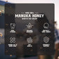 Gold Fern Honey Raw Manuka Honey, 1.1lb (17.64 Fl Oz), MGO 100+, Pure and Unfiltered Superfood Honey
