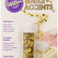 Wilton Gold Heart Edible Accents, 0.06 Oz. - Cake Decorating Supplies, 1.7 G