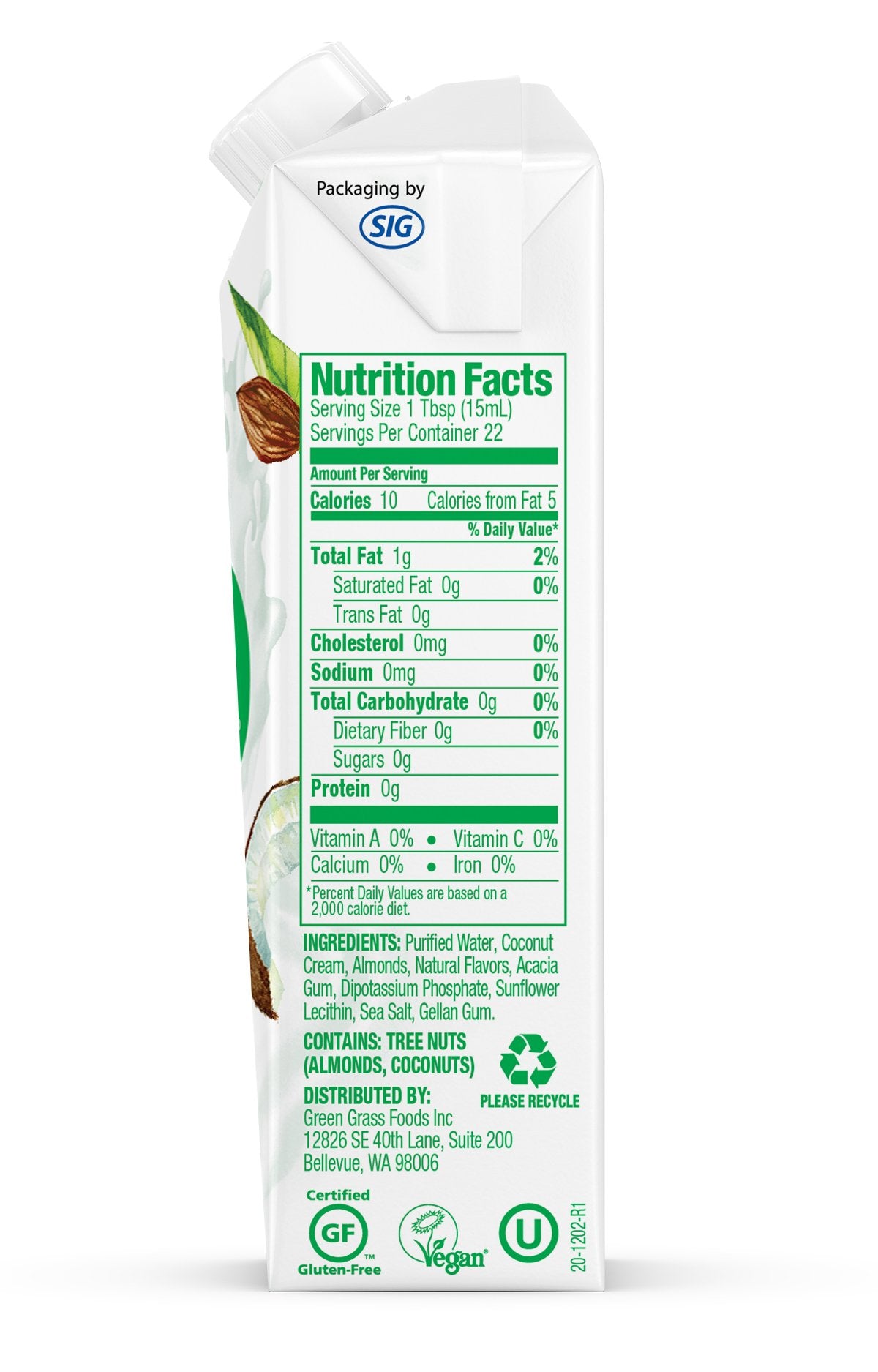 Nutpods, Creamer Hazelnut Unsweetened Dairy Free, 11.2 Ounce