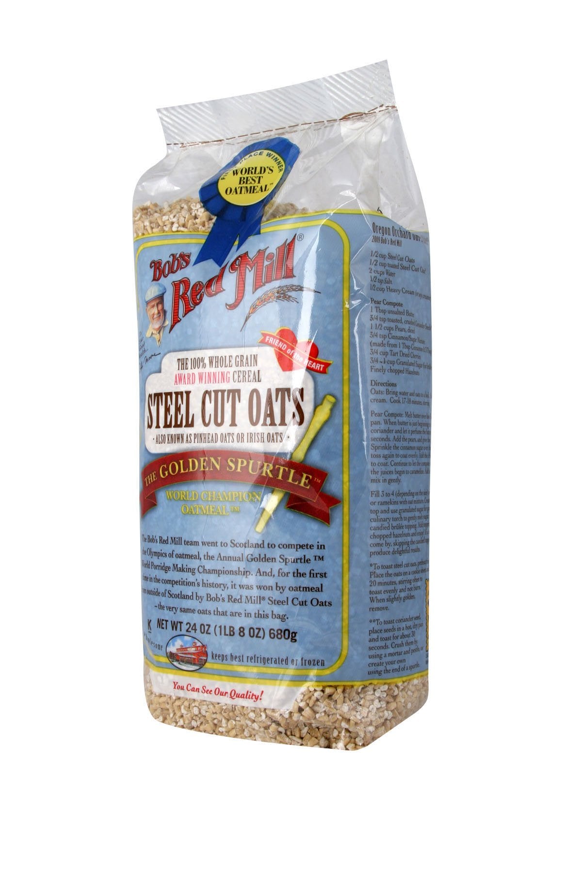 Bob's Red Mill, Oats, Steel Cut, 24 oz