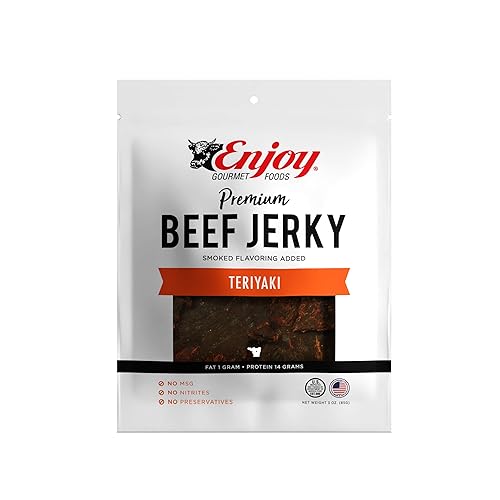 Enjoy Beef Jerky Teriyaki, All Natural 3Oz (Pack Of 1)