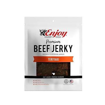 Enjoy Beef Jerky Teriyaki, All Natural 3Oz (Pack Of 1)