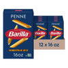 Barilla Penne Pasta  16 oz. Box (Pack of 12) - Non-GMO Pasta Made with Durum Wheat Semolina - Kosher Certified Pasta
