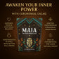 Maia Ceremonial Cacao  with Flavanol  Theobromine  Magnesium and Natural Flavonoids Blend  Improves Mental Clarity and Focus  100% Organic Cocoa Powder  Unsweetened Cacoa Powder for Natural Energy & Mood Support (1)
