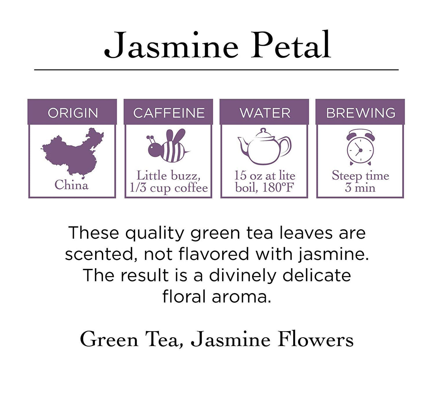 Two Leaves And A Bud Jasmine Green Tea Bags, 100 Count (Pack Of 1) Whole Leaf Green Tea In Pyramid Sachet Bags, Compostable Sach