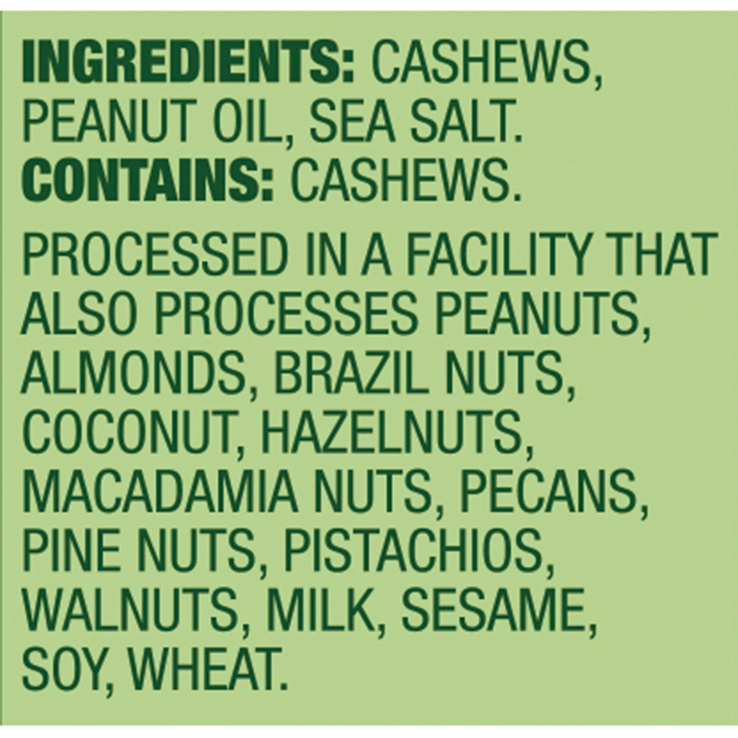 Emerald Nuts Roasted And Salted Cashews 7Ct (1-Pack), 100-Calorie Individual Packs, Kosher Certified, Non-Gmo, Contains No Artificial Preservatives, Flavors Or Synthetic Colors