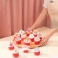 63 Pcs Edible Hippie Party Cupcake Toppers Peace Sign Hand Butterfly Two Groovy Cupcake Picks Dasiy 60S Retro Boho Cake Decorati