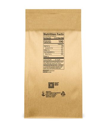 PURE ORIGINAL INGREDIENTS Almond Meal, Gluten-Free, 2 lb, Ground Almonds for Baking & Breads