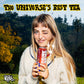 WEIRD Organic Hibiscus Black Tea, 16oz Cans, 160mg Caffeine, Pack of 12 - Bold & Refreshing Energy Drink Alternative