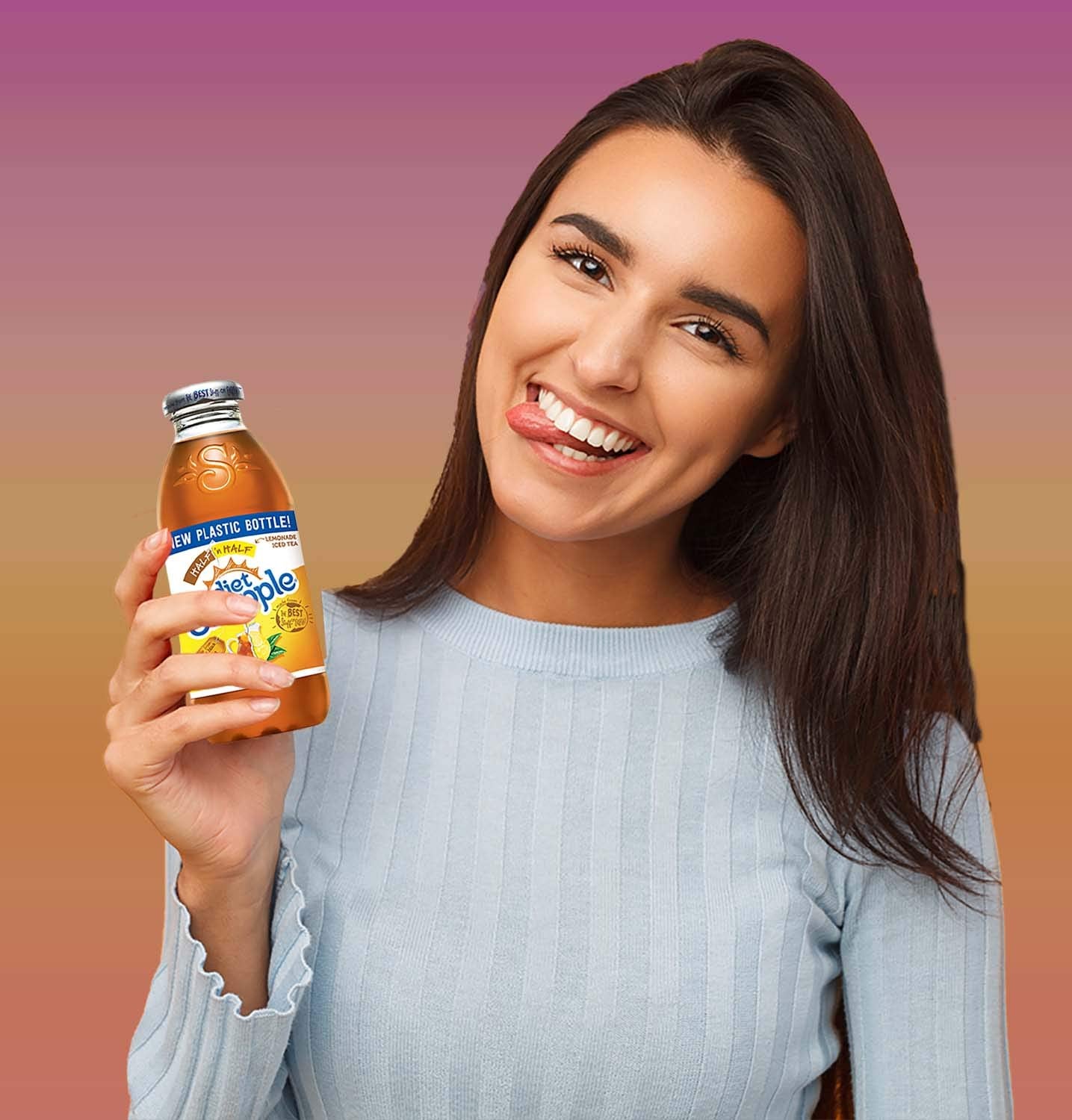 Diet Snapple Half 'n Half, 16 fl oz (12 Plastic Bottles)