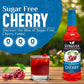 Syruvia Sugar Free Cherry Syrup With Syrup Pump Dispenser - Cherry Syrup Flavor, 25.4 Fl Oz - Perfect For Cocktails, Ice Tea, De
