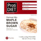 ProtiDiet High Protein Maple Brown Sugar Oatmeal, 15g Protein, Low Calorie, Low Carb, Low Fat, Sugar Free, Instant Diet Oatmeal