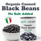 Food To Live Organic Canned Black Beans, 14 Oz (Pack Of 2) - Unsalted Non-Gmo Frijoles Negro. Perfect For Salads, Soups, Stews.