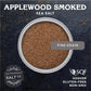 San Francisco Salt Company Applewood Smoked Sea Salt Fine Grain 32 Ounce Brown Bag