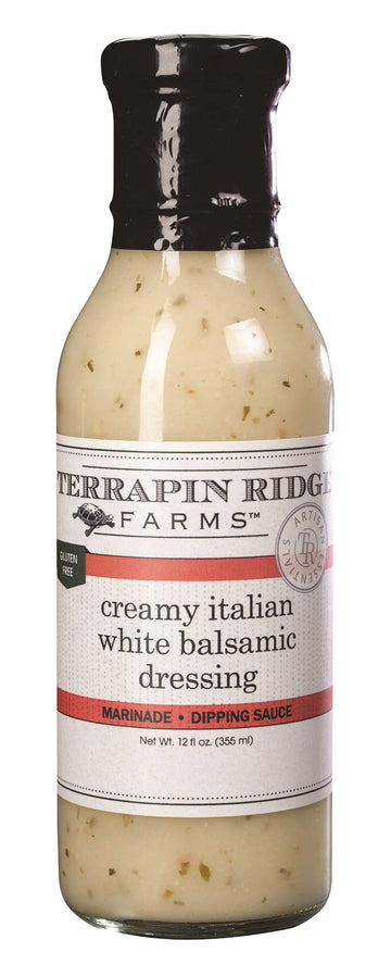 Terrapin Ridge Farms Creamy Italian White Balsamic Dressing - One 12 Fl Oz Bottle