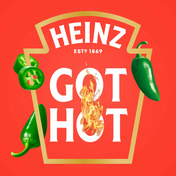 Heinz Tomato Ketchup Blended With Jalapeno, 14 Oz Squeeze Bottle