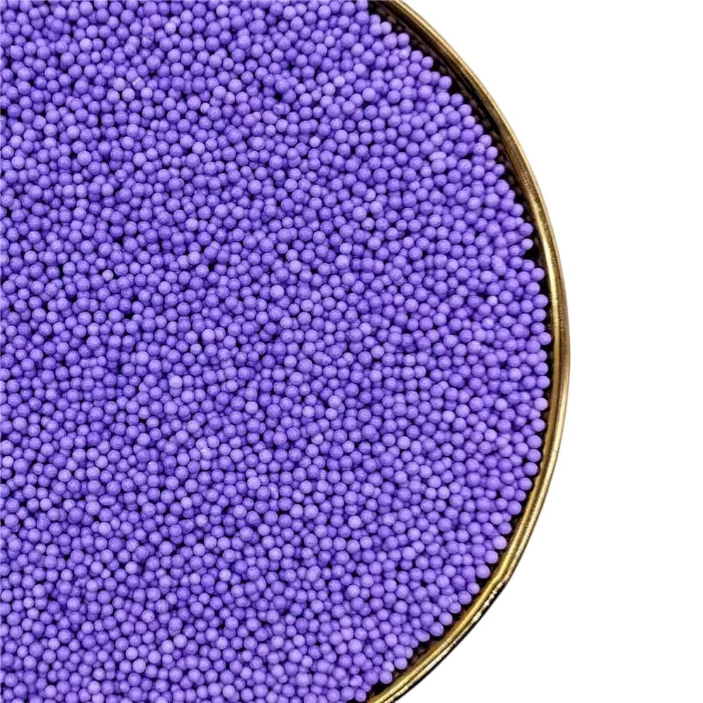 Sprinkles, Purple Edible Pearl Sprinkles for Cake Decorations, Baking, Ice Cream, Cookies, Cupcake Topper Edible Pearls Sprinkle