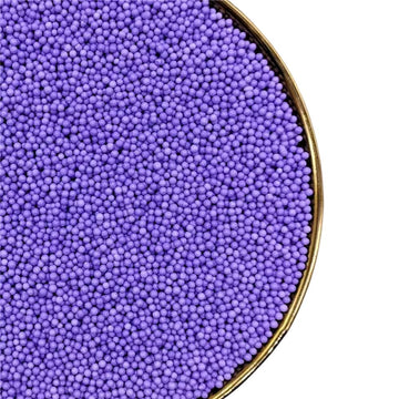 Sprinkles, Purple Edible Pearl Sprinkles for Cake Decorations, Baking, Ice Cream, Cookies, Cupcake Topper Edible Pearls Sprinkle