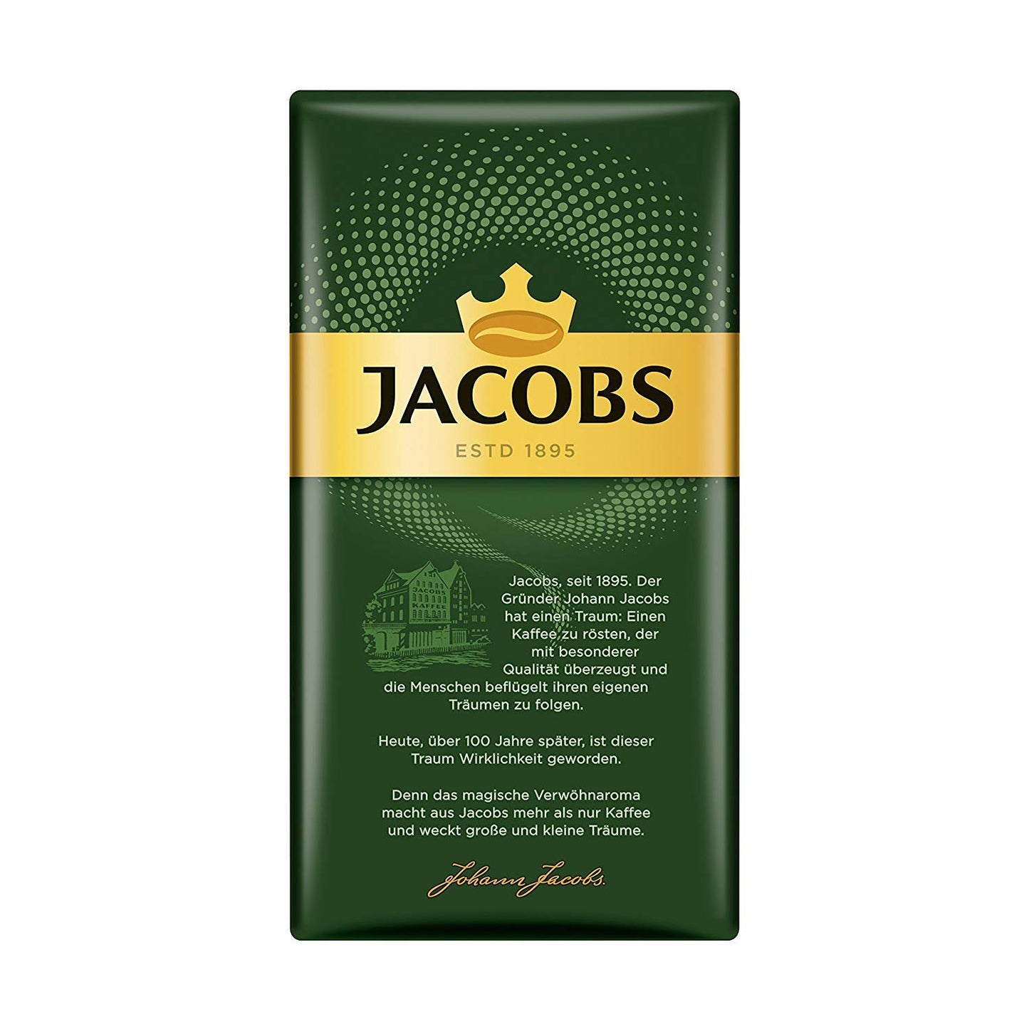 Jacobs Kronung Entkoffeiniert Decaf Ground Coffee 500 Gram / 17.6 Ounce (Pack Of 3)