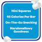 Rice Krispies Treats Mini Marshmallow Cereal Bars, Holiday Snacks, Snack Bars, Original with Holiday Sprinkles, 12.4oz Box (32 B