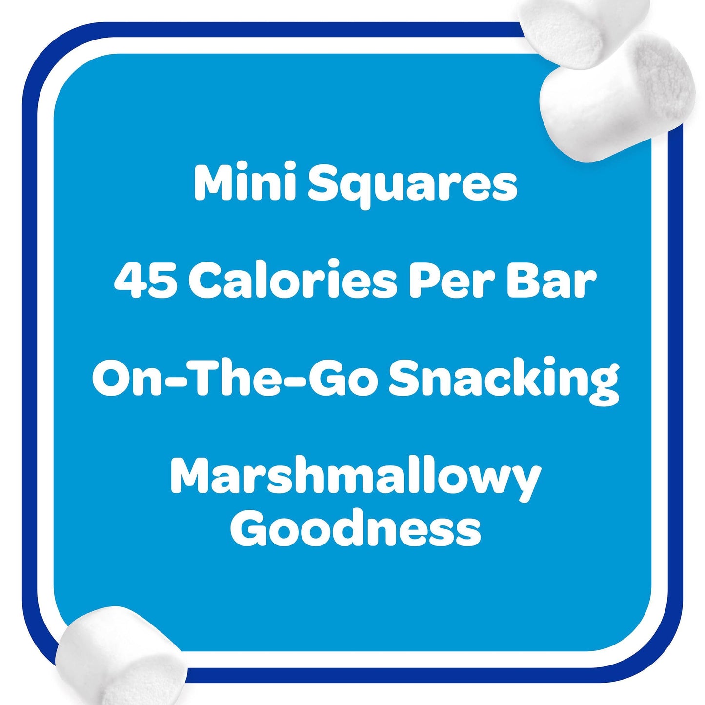 Rice Krispies Treats Mini Marshmallow Cereal Bars, Holiday Snacks, Snack Bars, Original with Holiday Sprinkles, 12.4oz Box (32 B