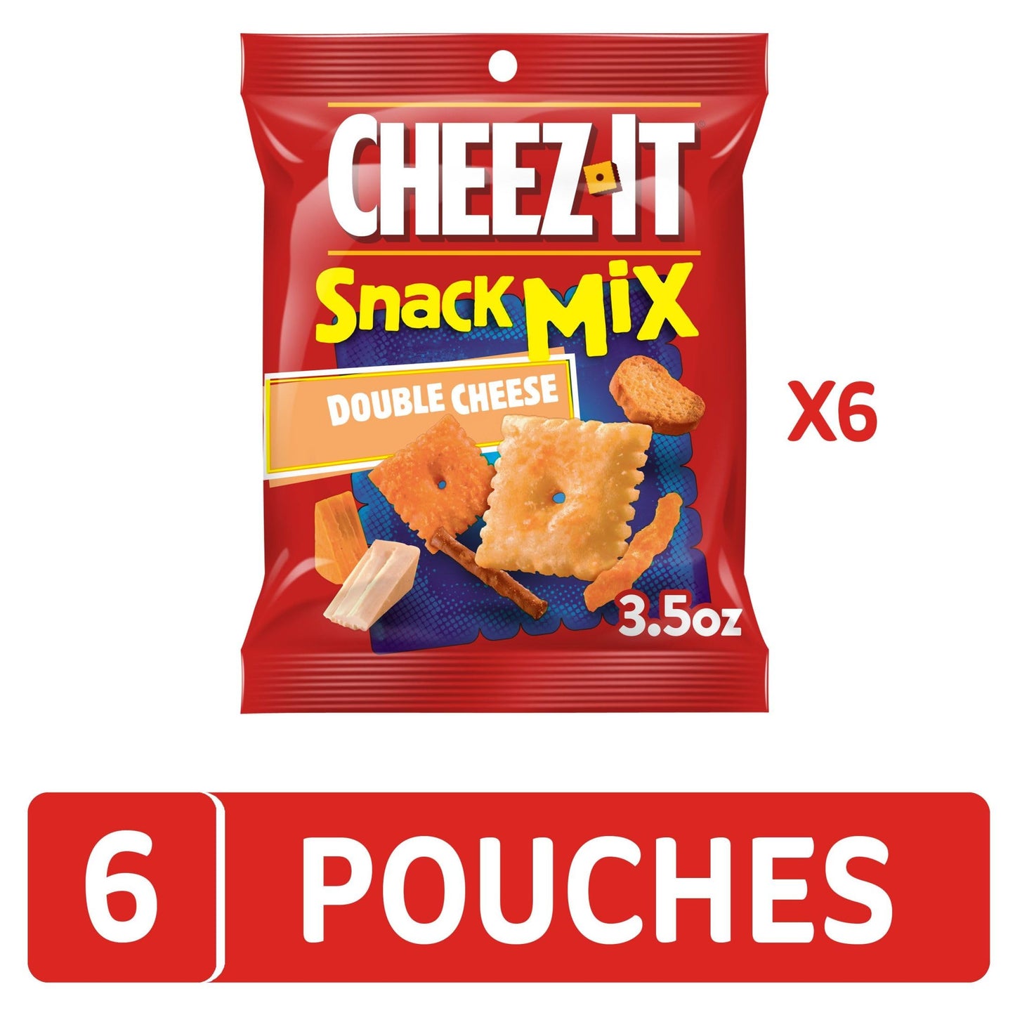 Cheezit Snack Mix Double Cheese (Pack Of 6)