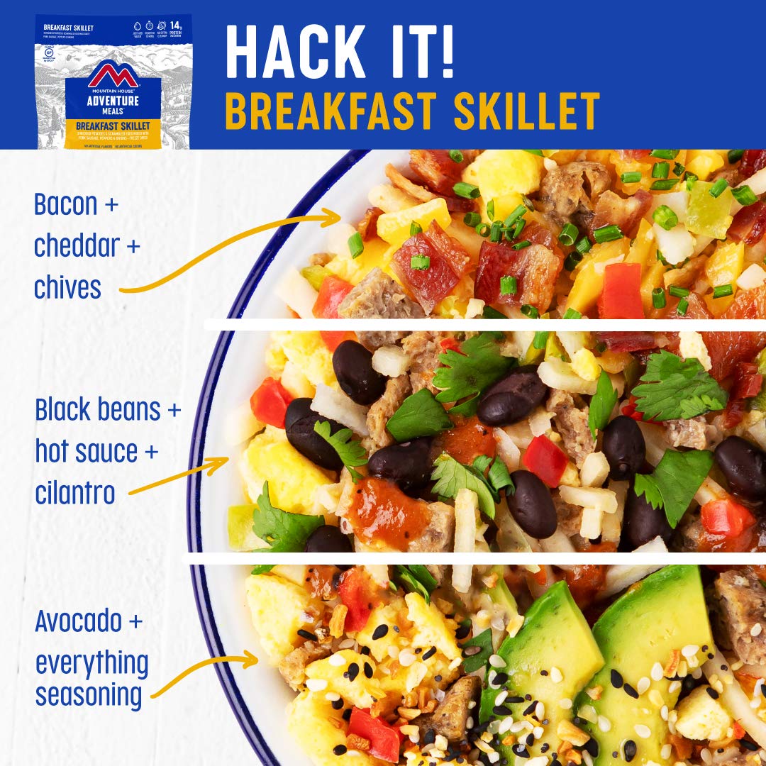 Mountain House Breakfast Sreduceet | Freeze Dried Backpacking & Camping Food | 6-Pack | Gluten-Free