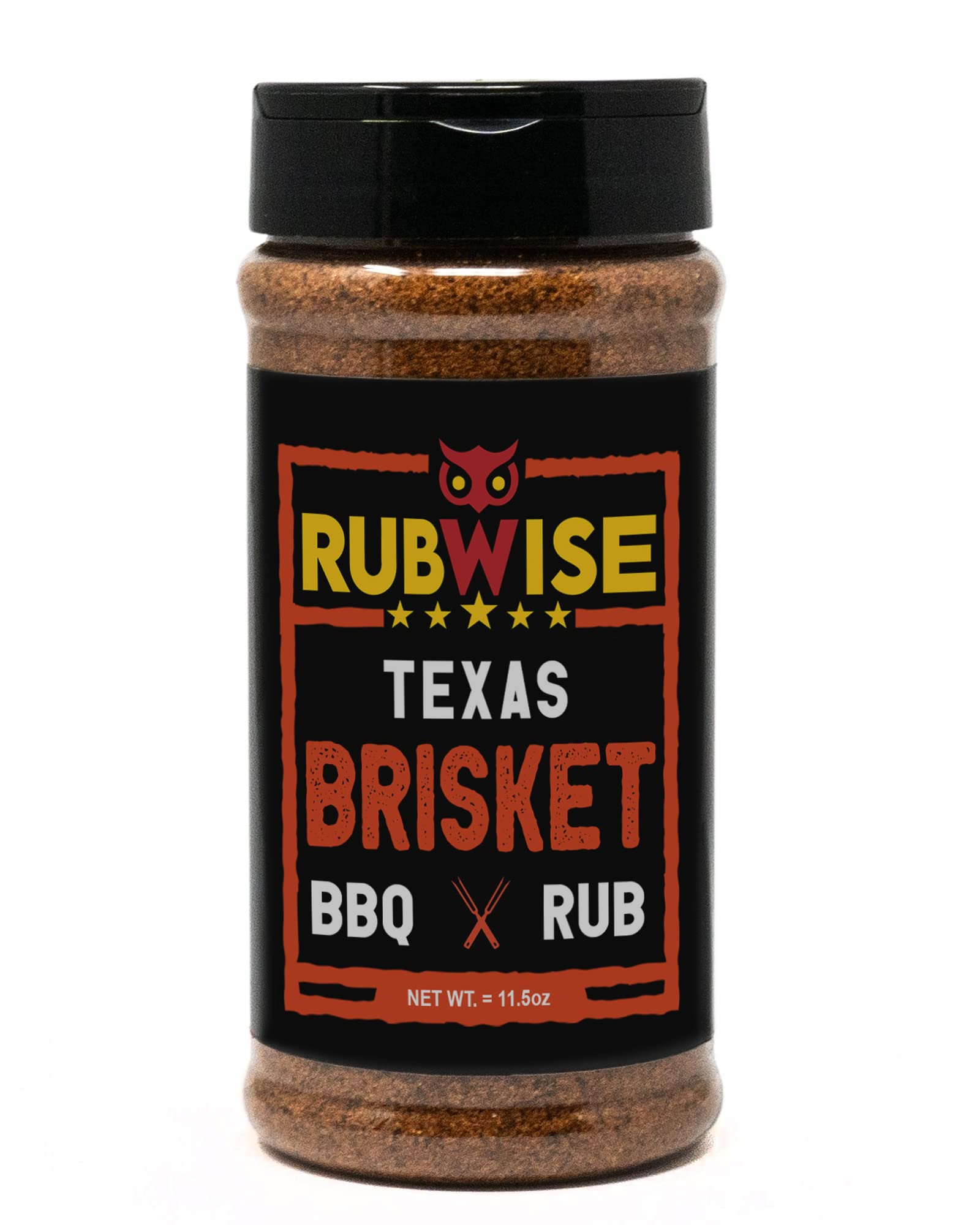 Five Star Seasonings BBQ Brisket Rub - Smoky & Savory Beef Seasoning Dry Mix, 11.5oz