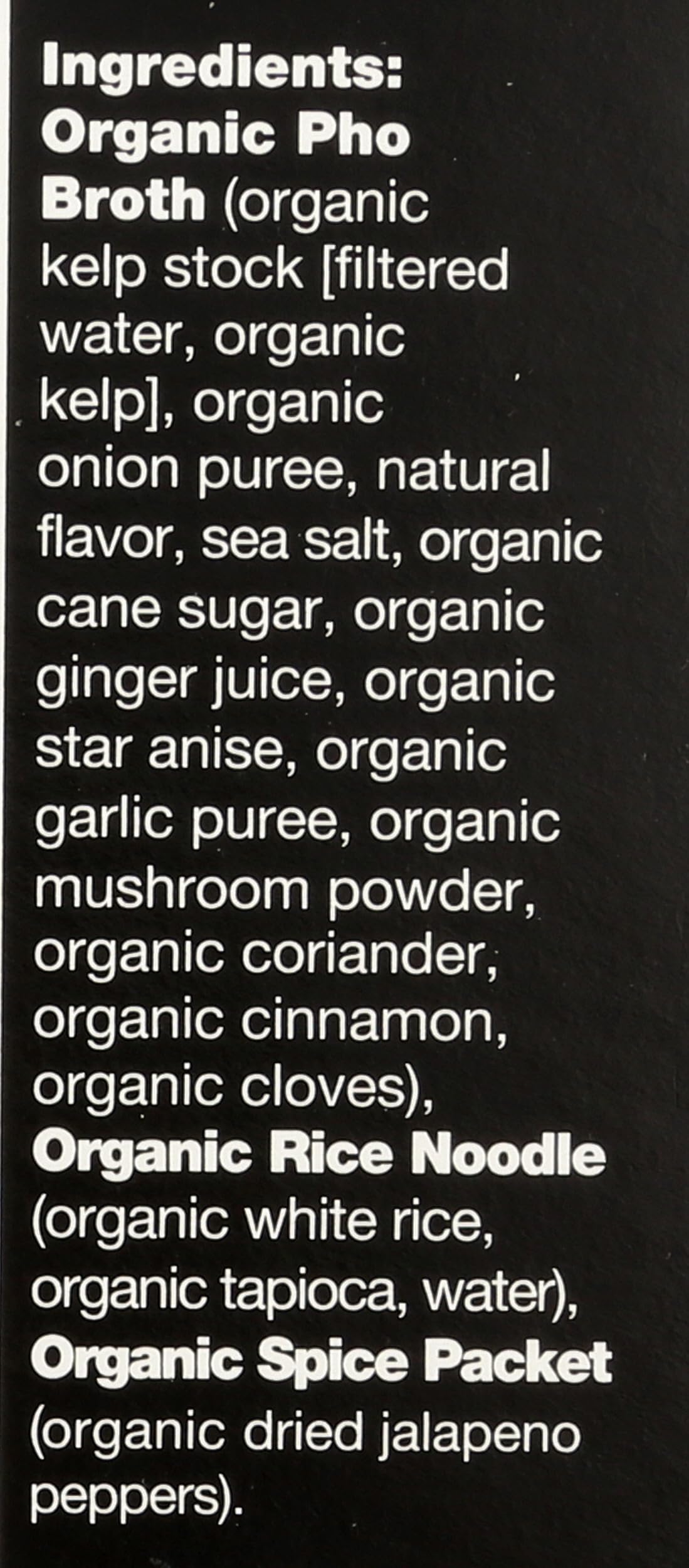 Oceans Halo Organic Pho Noodle Bowl, 10 Oz