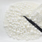 SE SI&MOOS White Edible Pearl Sprinkles for Cake Decorating, 5.1 OZ with Tweezers, Perfect for Cakes and Cupcakes