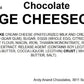 ANDY ANAND CHOCOLATIER Chocolate Fudge Cheesecake | Freshly Baked, All-Natural | 32 oz (2 lbs)