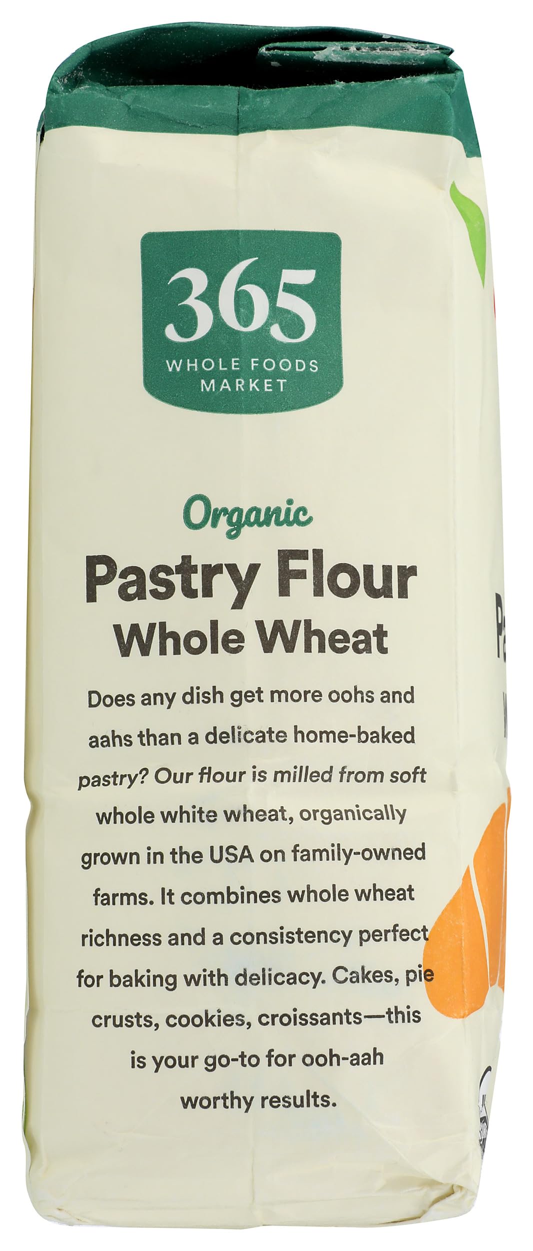 365 by Whole Foods Market, Organic Whole Wheat Pastry Flour, 2 LB