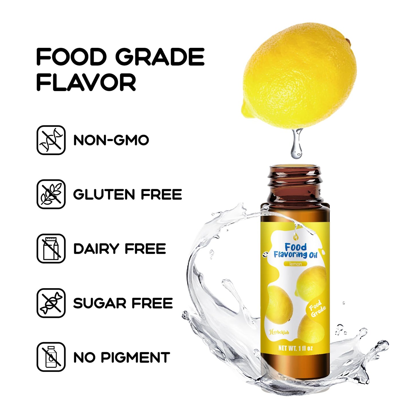 Lemon Extracts And Flavorings For Baking 1 Fl Oz Lemon Flavoring Oil Concentrated Candy Flavoring For Candy Making Lip Gloss Fla