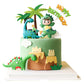 Gyufise 9 Pack Dinosaur Cake Decorations Dinosaur Babyshower Happy Birthday Cupcake Topper Dinosaur Cake Toppers For Kids Birthd