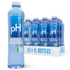 Perfect Hydration 9.5+ pH Alkaline Drinking Water | 100% Recycled Bottles | Electrolyte Minerals for Taste | 12 pack - 1 Liter (