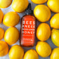 Bees Knees Meyer Lemon Honey, 12.5 Oz, Pure Honey With Citrus, Gluten Free, Paleo Friendly Wildflower Natural Honey For Tea, Coo