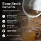 FOND Regenerative Grass Fed Beef Bone Broth - Slow-Simmered Beef Broth for Rich and Nourishing Flavor  Nutrient-Dense  Artisan Quality - Pure & Unflavored  14 oz (4-Pack)