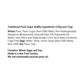 Authentic Imported Pearl Sugar Belgian Waffles (Traditional, [15X] 100G Waffles)