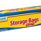 Plastimade Disposable Plastic Storage Bags With Original Twist Tie, 1 Gallon Size, 300 Bags, Great For Home, Office, Vacation, T