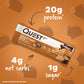 Quest Nutrition Protein Bars, Chocolate Peanut Butter, 20g Protein, 1g Sugar, 5g Net Carb, Gluten Free, Keto Friendly, Pack of 4