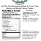 By The Cup Red, Green, And White Peppermint Candy Cane Pieces, 2 Lb Bulk Bag