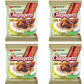 Nongshim Chapagetti 4 Pack, Savory Jajang Noodles, Dried Vegetable Flakes, Ramyun Noodles With Sauce Mix
