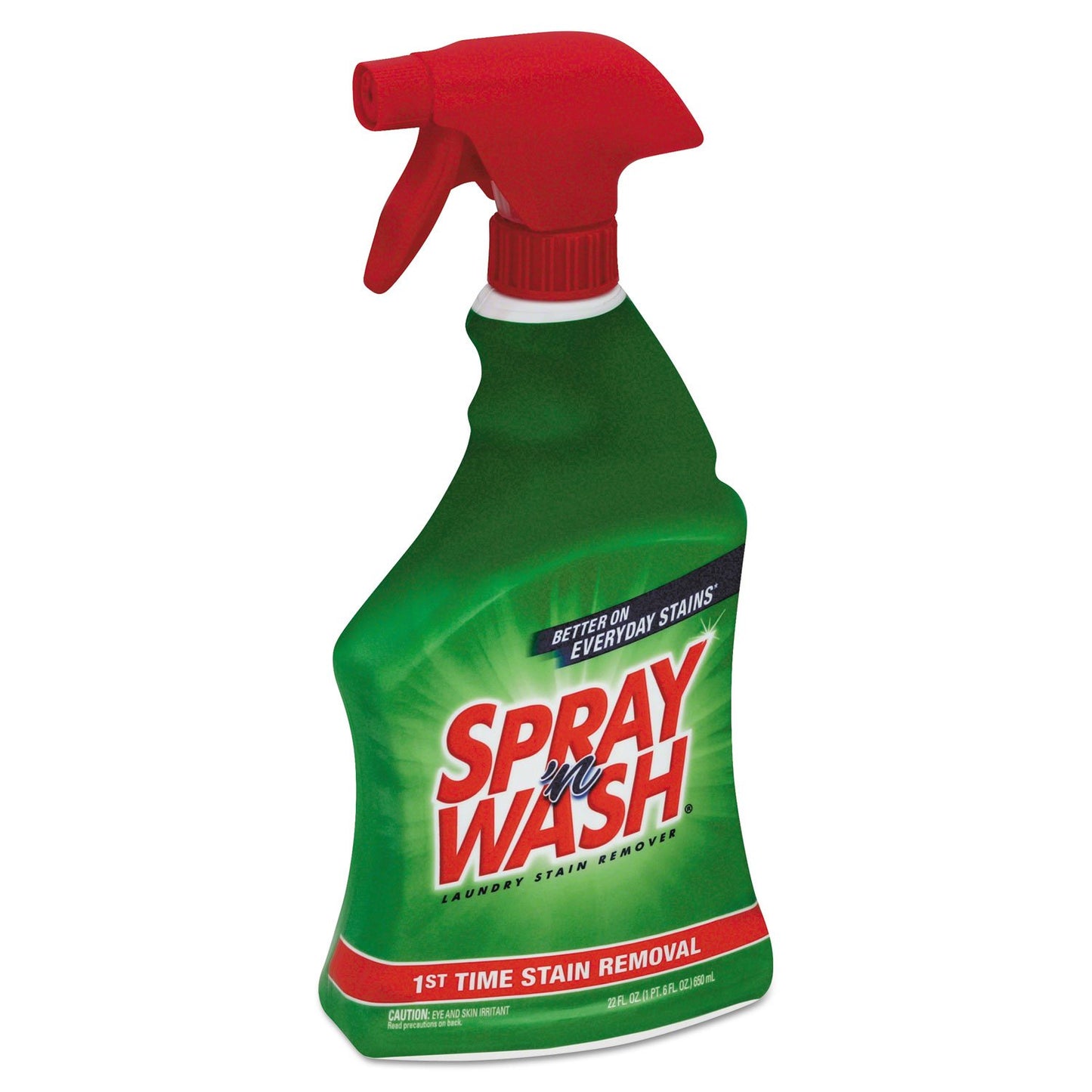 Spray N Wash 22Oz Laundry Stain Remover, 22 Fl Oz (Pack Of 1), Green, Red