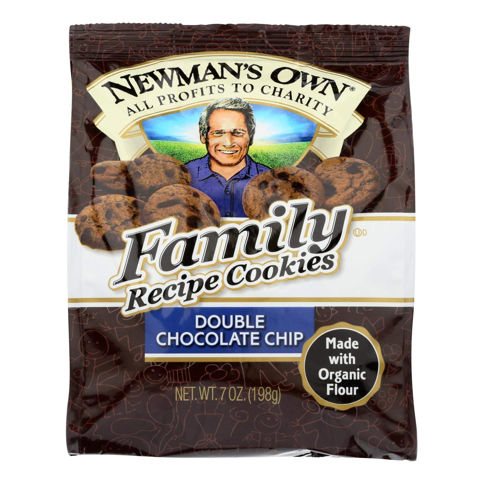 Newmans Own Organic Cookie Dlb Choc Chip Famr
