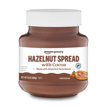 Amazon Grocery Hazelnut Spread with Cocoa, 13 Oz, Pack of 1