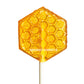 Sparko Sweets Natural Honeycomb Lollipops, Made In Usa, No Artificial Ingredients, No Corn Syrup, 16 Pieces, 1.3-Inch Diameter, 1.5 Lbs, Gold – Ideal For Tea Stirrers, Sore Throat Remedy, And Gifts
