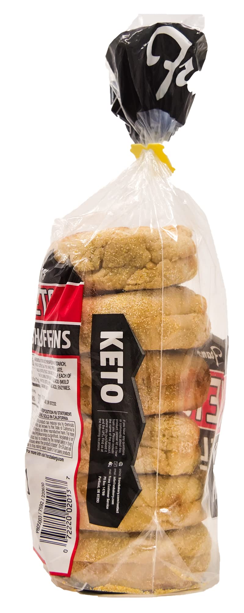 Franz Bakery Keto English Muffins - Low Carb, 2 Pack (2 x 12oz) - Perfect for Keto Lifestyle, Delicious Taste