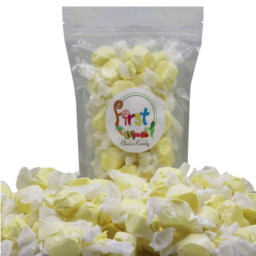 Firstchoicecandy All Flavor Saltwater Taffy (Buttered Popcorn, 1 Pound)